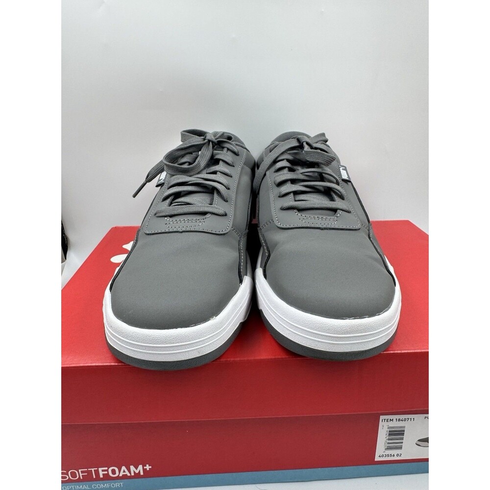 PUMA Men's Size 10.5 Skate Sneakers Lace-up Court Shoes, Gray - Picture 2 of 16